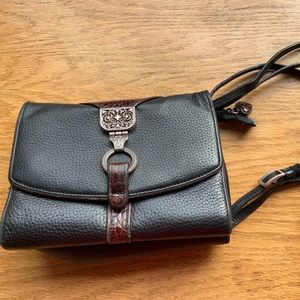Brighton Handbags Black Leather Small Crossbody